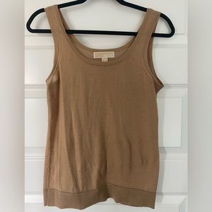 Michael Kors Tank Top, Tan, Size Medium